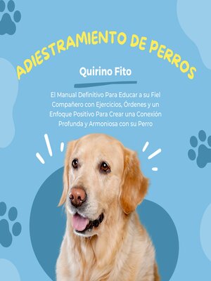 cover image of Adiestramiento de Perros